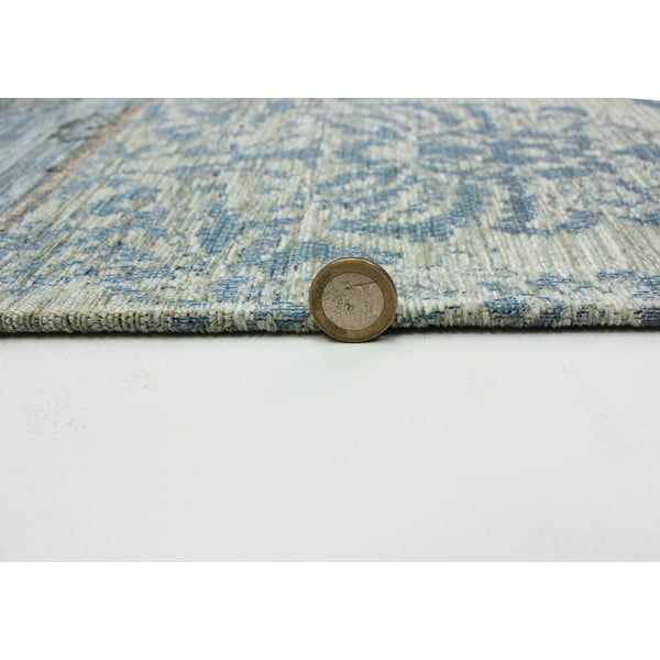 Patchwork Chenille Duck Egg kékesszürke szőnyeg, 120 x 170 cm - Flair Rugs-image-2