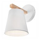 Fehér fali lámpa ø 15 cm Ellie – LAMKUR