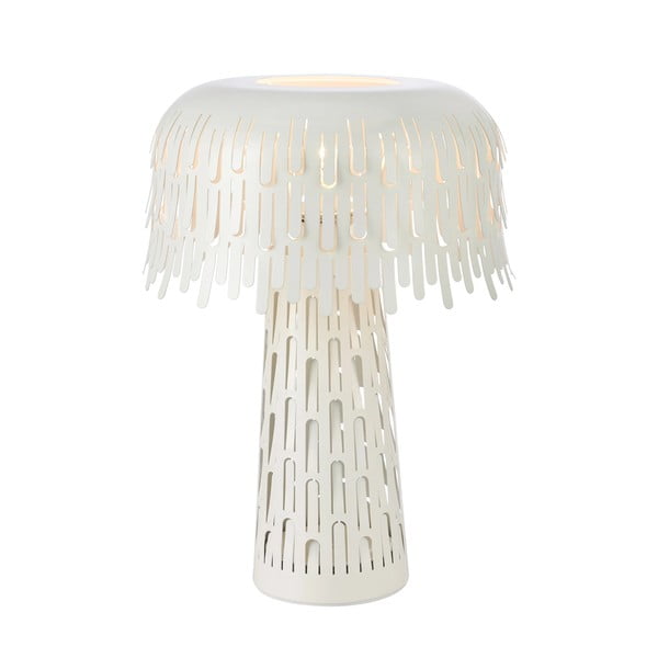 Fehér asztali lámpa fém búrával (magasság 38 cm) Verbera – Markslöjd