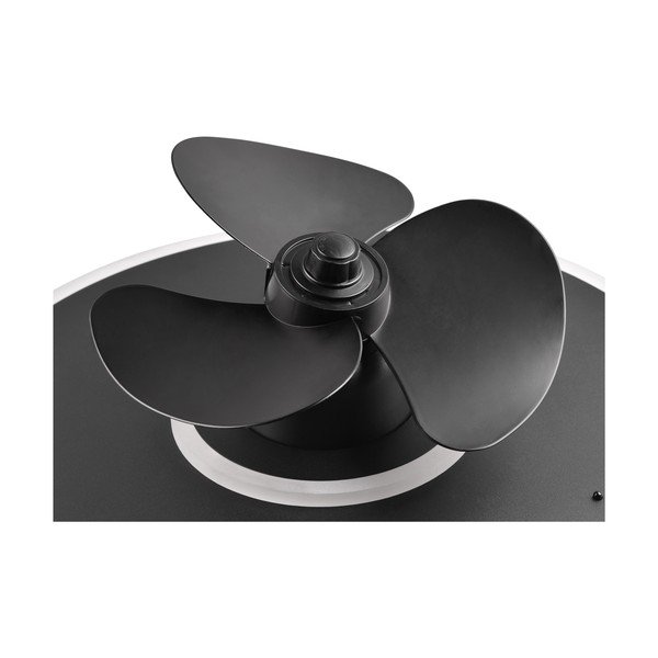Matt fekete LED mennyezeti lámpa Nybro – Trio-image-3