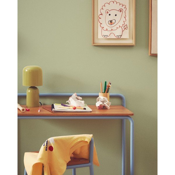Zöld asztali lámpa fém búrával (magasság 28 cm) Monze – Kave Home-image-3