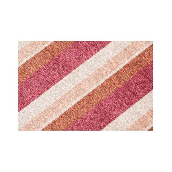 City Loft Stripes vörösesnarancs szőnyeg, 80 x 130 cm - Floorita-image-3