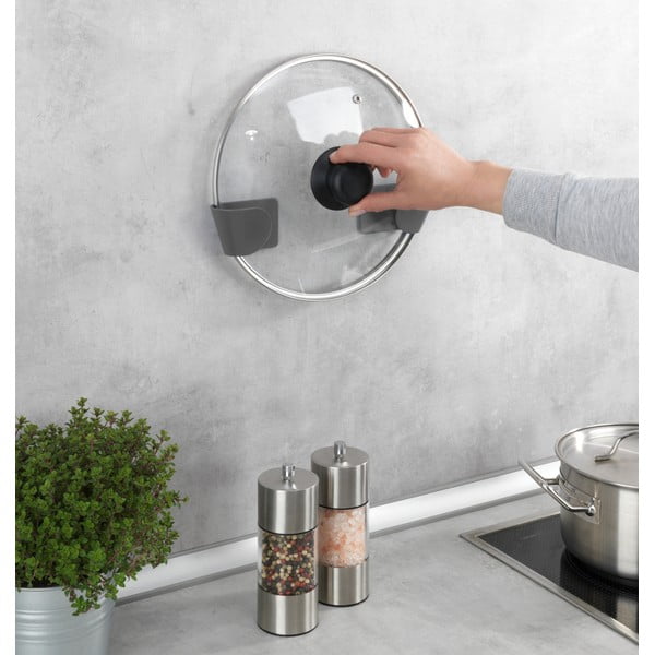 Öntapadós műanyag fedőtartó készlet 8 db-os - Wenko-image-1