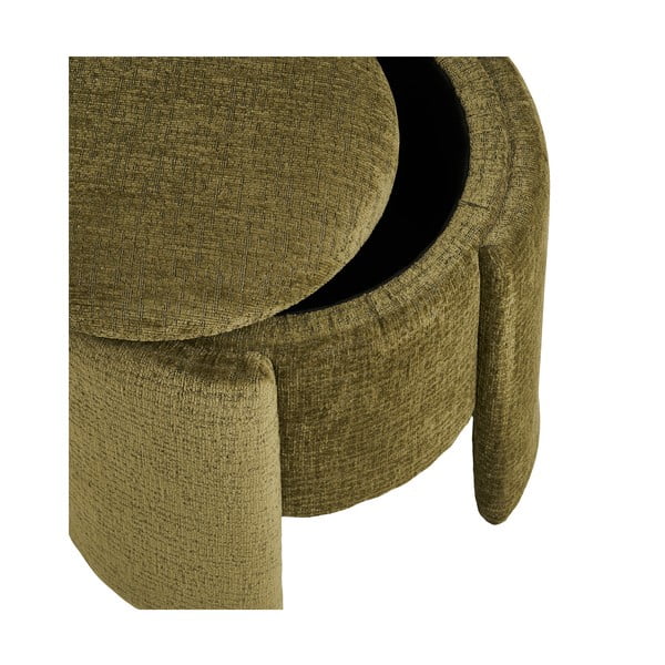 Khaki zsenília puff Walsdorf – House Nordic-image-4