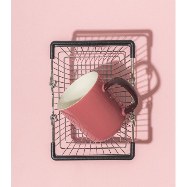 Rózsaszín new bone china bögre 370 ml Mae – ONA-image-1