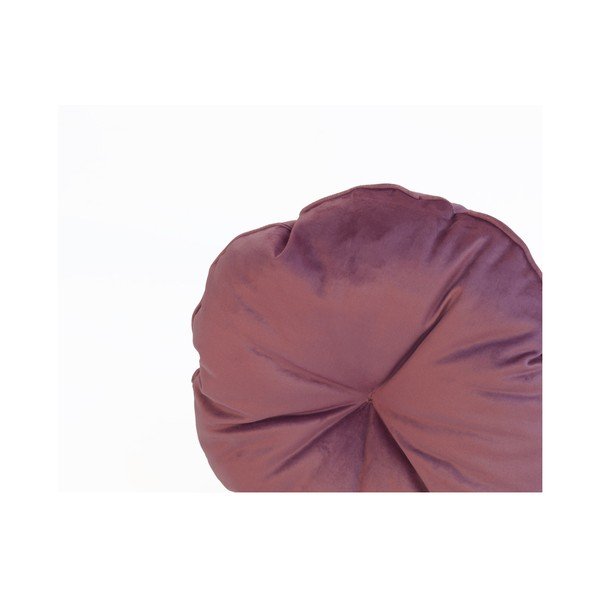 Redondo barna-piros mikroszálas párna, ø 45 cm - Surdic-image-2