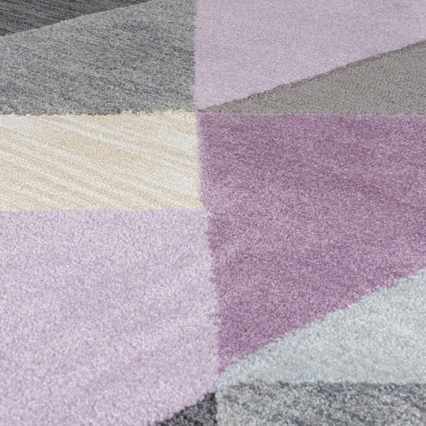 Icon szürke-lila szőnyeg, 160 x 230 cm - Flair Rugs-image-2