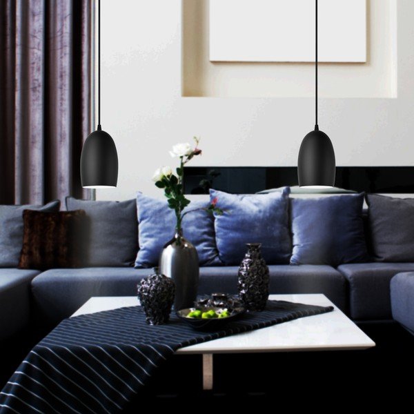 Ume S Matte fekete függőlámpa, ø 14 cm - Sotto Luce-image-1