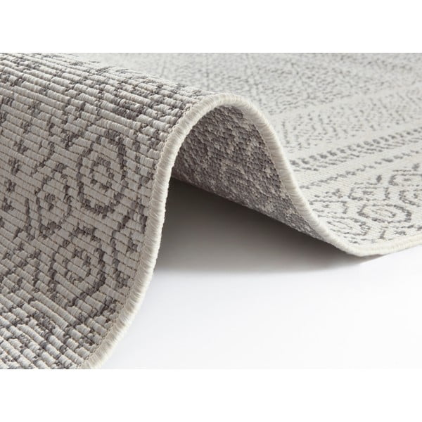 Berlin szürke-fehér kültéri futószőnyeg, 80x250 cm - Ragami-image-2