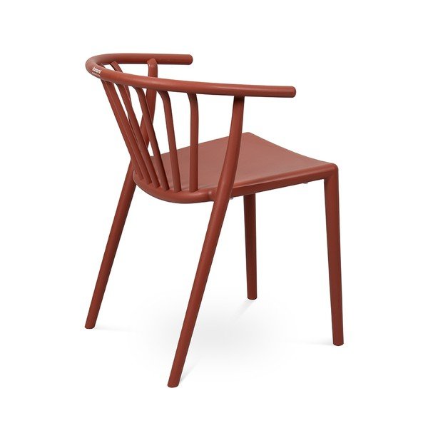 Barna műanyag kerti szék Capri – Bonami Essentials-image-4