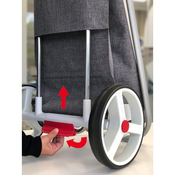 Gurulós bevásárlótáska 53 l Com Tweed Polar Black Tube – Rolser-image-1