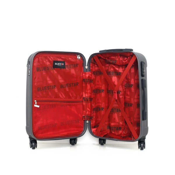 San Diego szürke gurulós bőrönd - Bluestar-image-3