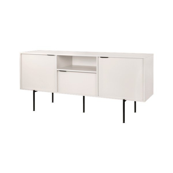 Szürkésbézs TV-állvány 180x79x50 cm Bau – noo.ma