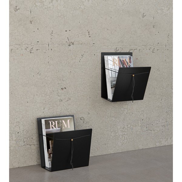 Fém-öko bőr újságtartó állvány Bull M – LIND DNA-image-1