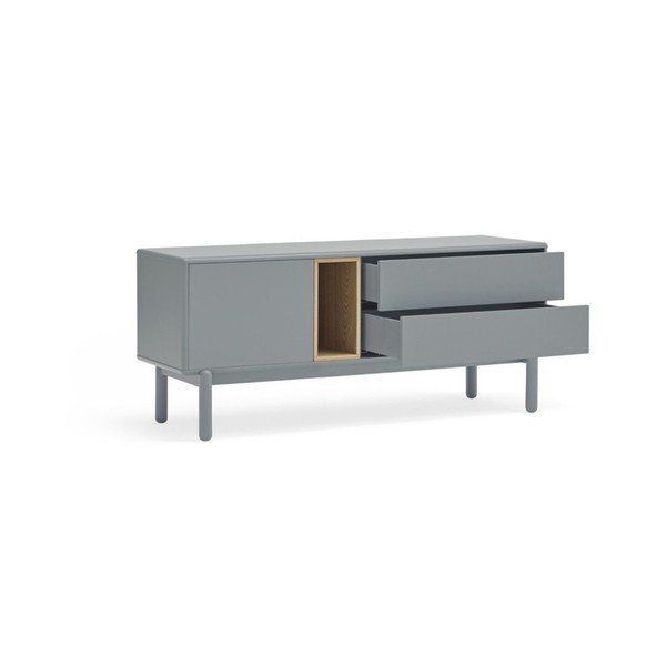 Kék-szürke TV-állvány 140x56 cm Corvo – Teulat-image-2
