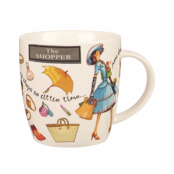 The Shopper csontporcelán bögre, 400 ml - Churchill China-image-1