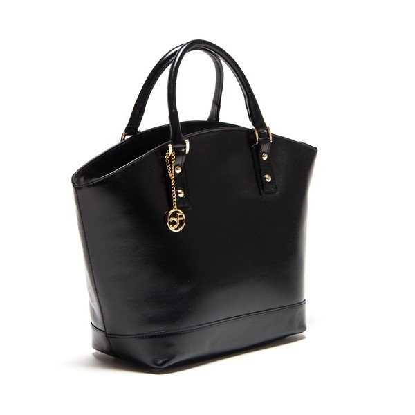 351 Nero bőr kézitáska - Carla Ferreri-image-2