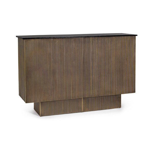 Konyhasziget mangófa asztallappal 40x160 cm Virat – Bizzotto