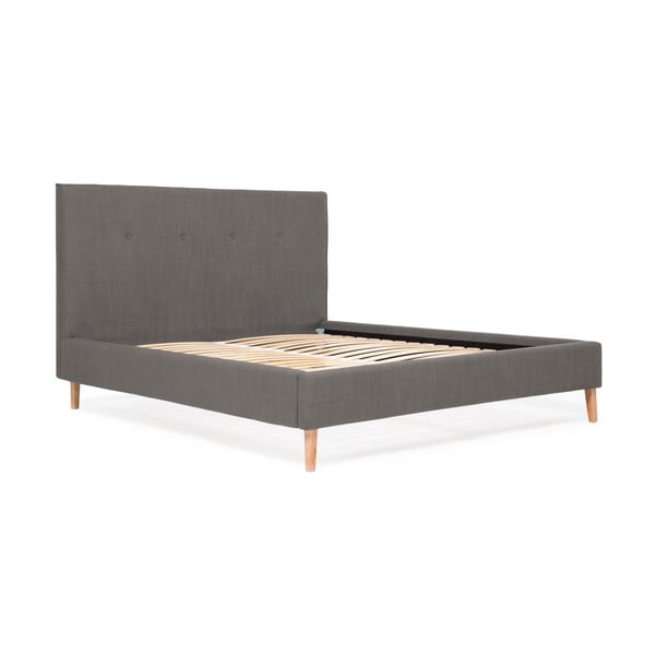 Kent Linen szürke ágy, 200 x 140 cm - Vivonita-image-1