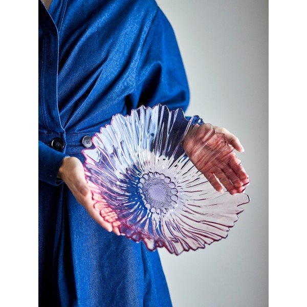 Világos rózsaszín üveg tál ø 31 cm Mariko – Bloomingville-image-2