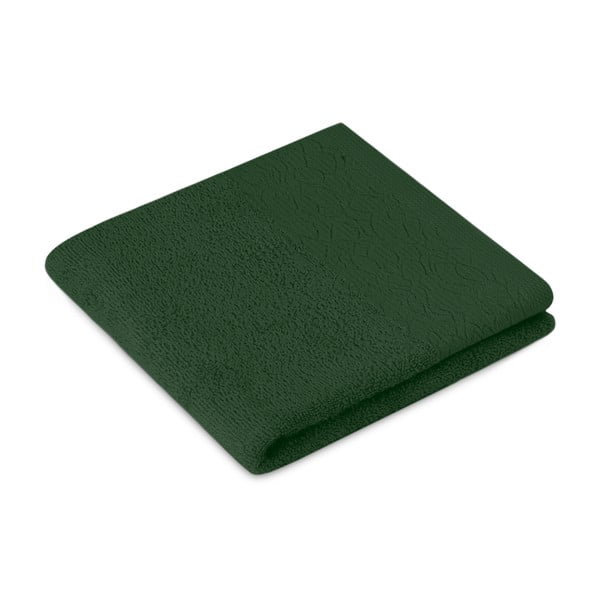 Zöld frottír pamut törölköző és fürdőlepedő készlet 6 db-os Flos – Restilo-image-3