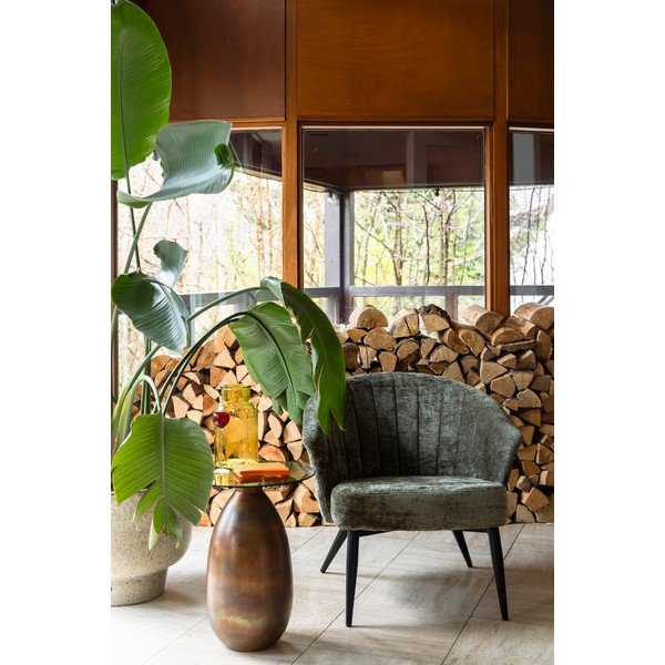 Zöld fotel Georgia – Dutchbone-image-1