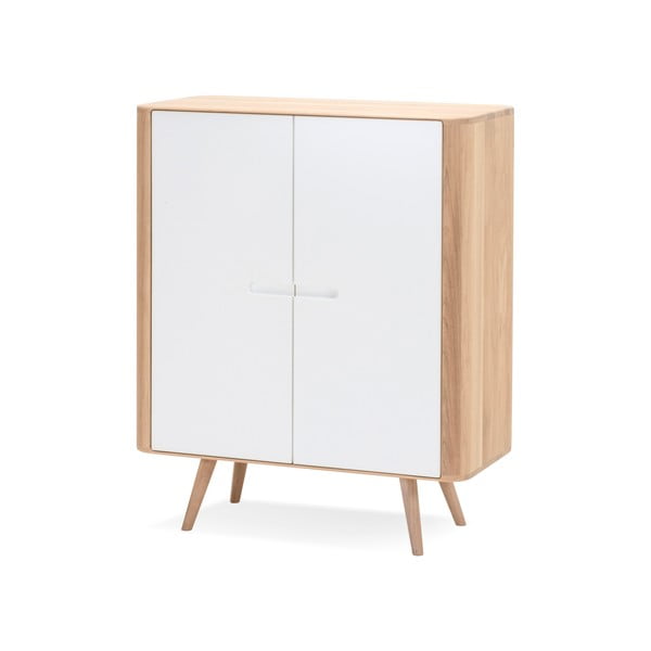 Ena tölgyfa szekrény, 90 x 110 cm - Gazzda-image-2