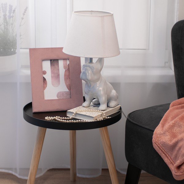 Rózsaszín műanyag álló képkeret 21x26 cm Velvo – Restilo-image-1