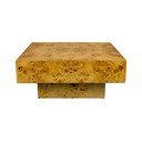 Natúr színű dohányzóasztal diófa dekorral 90x90 cm Quinn – Dutchbone