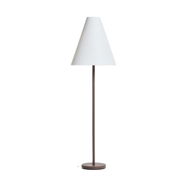 Barna állólámpa textil búrával (magasság 153 cm) Navat – Kave Home