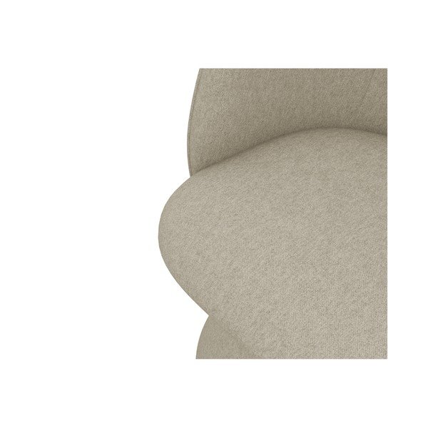 Bézs kárpitozott étkezőfotel Maia – Makamii-image-4