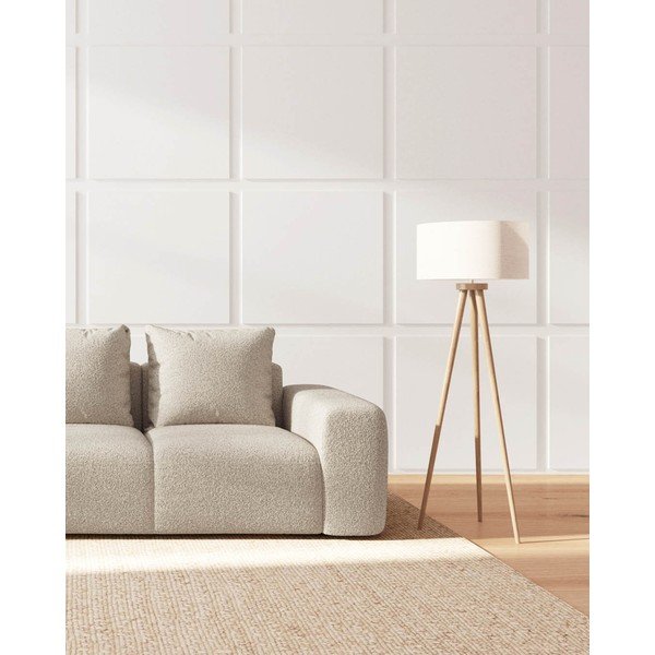 Bézs buklé kanapé 287 cm Feiro – MESONICA-image-4