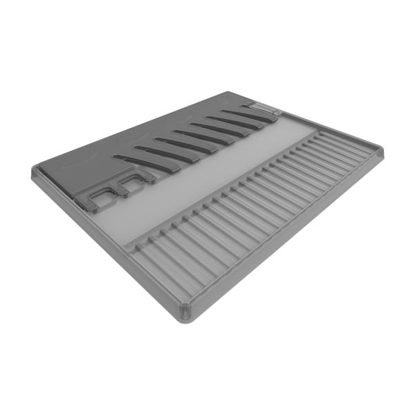 Sötétszürke összecsukható edénycsepegtető Space - Rotho-image-2