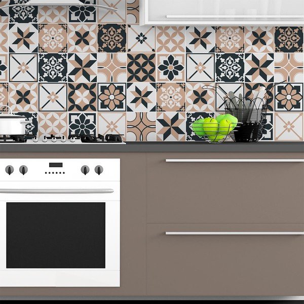 Azulejos Aldonio 24 darabos falmatrica szett, 15 x 15 cm - Ambiance-image-3