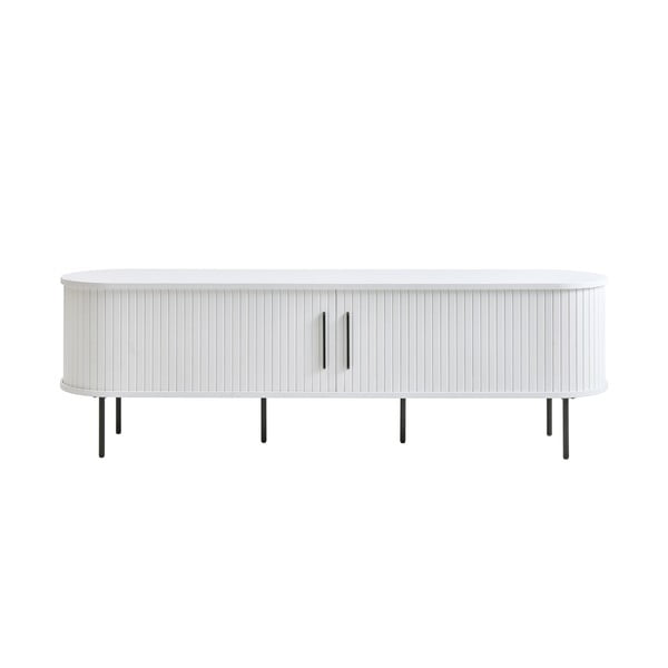 Fehér TV-állvány 180x56x45 cm Nola – Unique Furniture