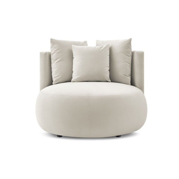 Bézs bársony fotel Cesar – Bobochic Paris-image-3