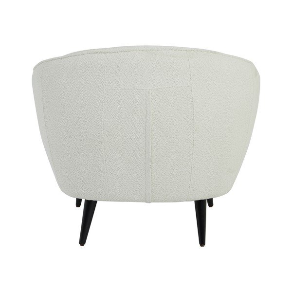 Fehér buklé fotel Almond – Light & Living-image-4