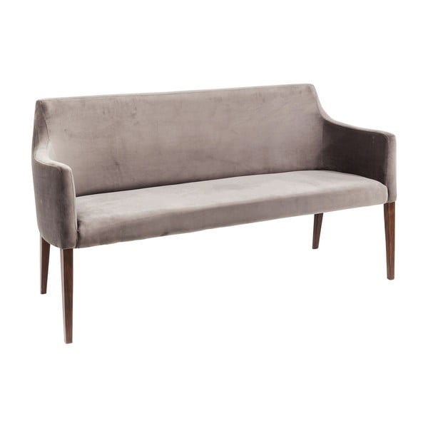 Bench Mode Velvet szürke ülőpad - Kare Design