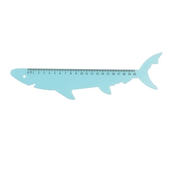 Shark műanyag vonalzó - Rex London