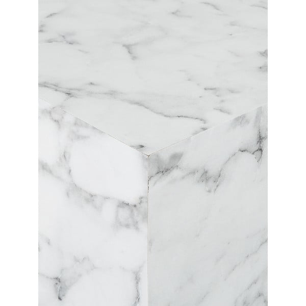 Lesley márvány díszítésű tárolóasztal - Westwing Collection-image-1