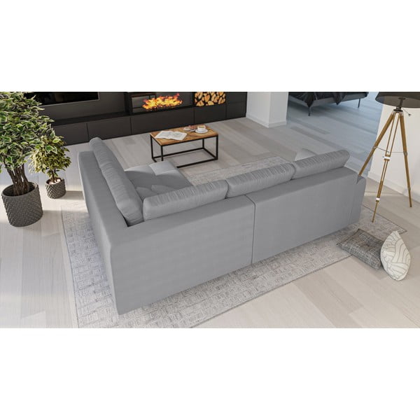 Szürke sarokkanapé (jobb oldali) Ariella – Ropez-image-3