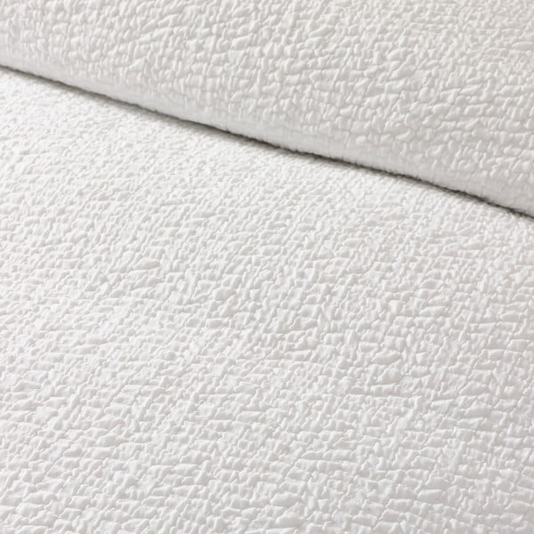 Fehér egyszemélyes krepp ágyneműhuzat 135x200 cm Crinkle Seersucker – Catherine Lansfield-image-3