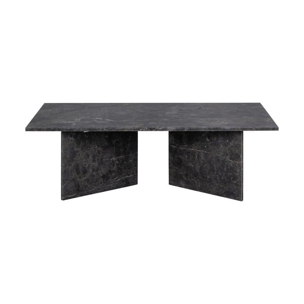 Fekete márvány dohányzóasztal 70x140 cm Vega – Actona-image-3