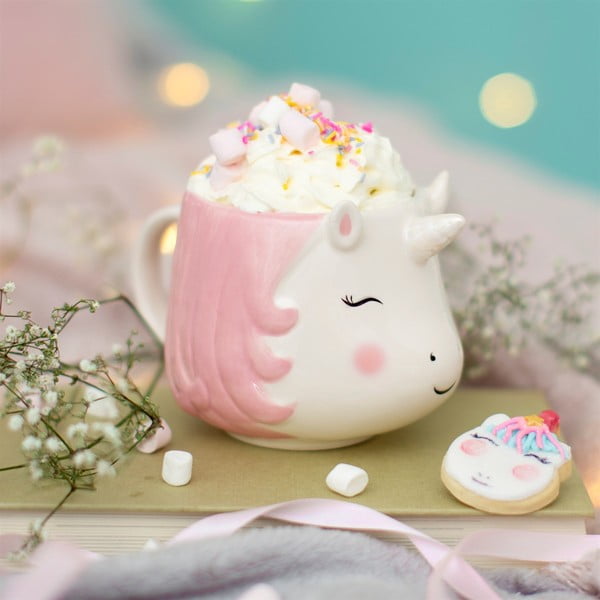 Rainbow Unicorn Mug bögre - Sass & Belle-image-1