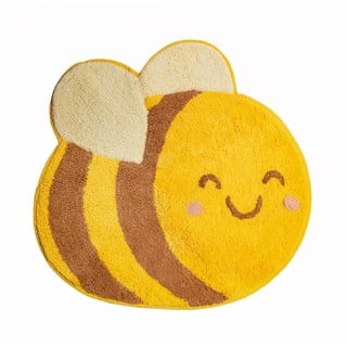 Bee Happy narancssárga pamut gyerekszőnyeg, 55,5 x 57 cm - Sass & Belle