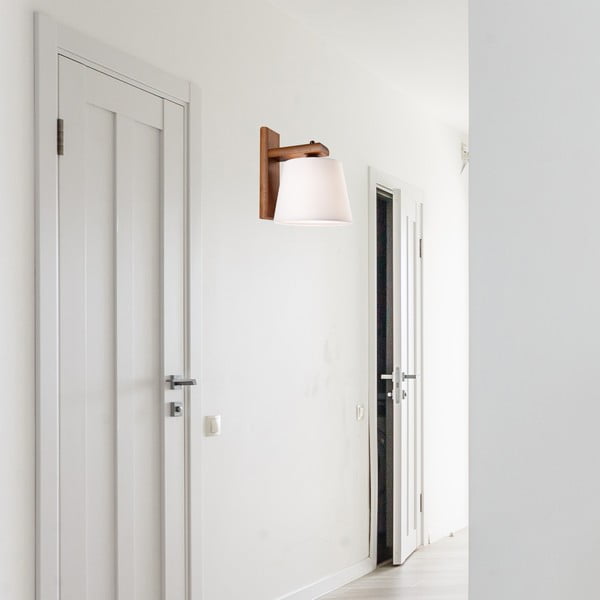 Sötétbarna fali lámpa ø 20 cm Aida – LAMKUR-image-2