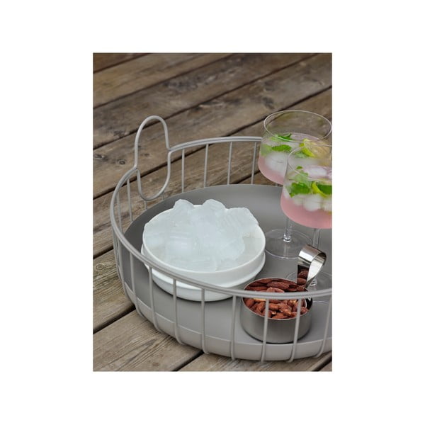 Fém tárolókosár ø 38x18 cm Inu – Zone-image-3