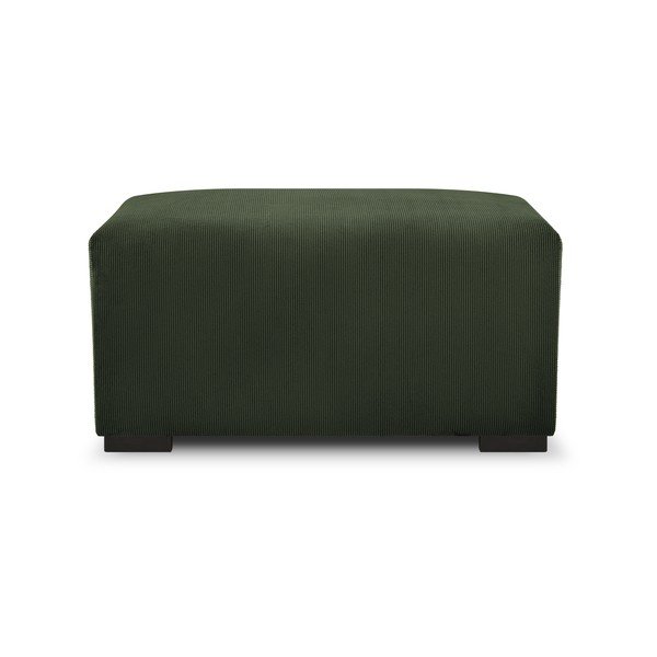 Hobart zöld kordbársony puff - Cosmopolitan Design-image-4