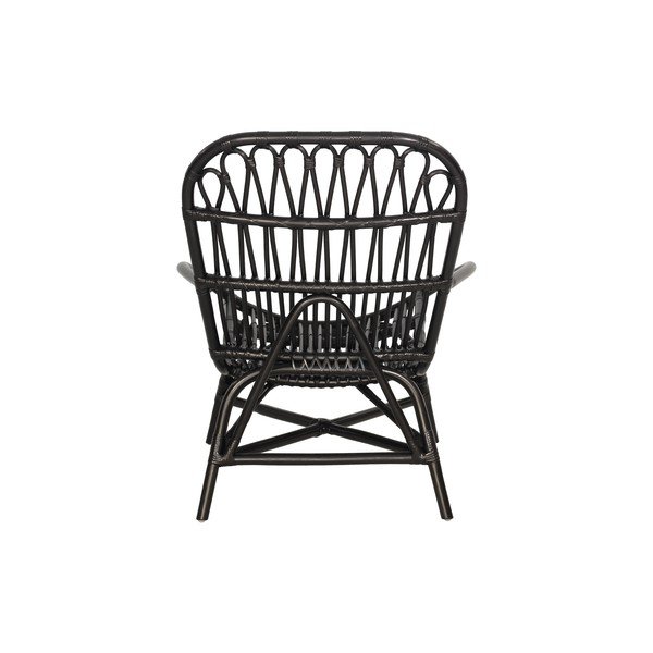 Sara fekete rattan kerti fotel - Bonami Essentials-image-4