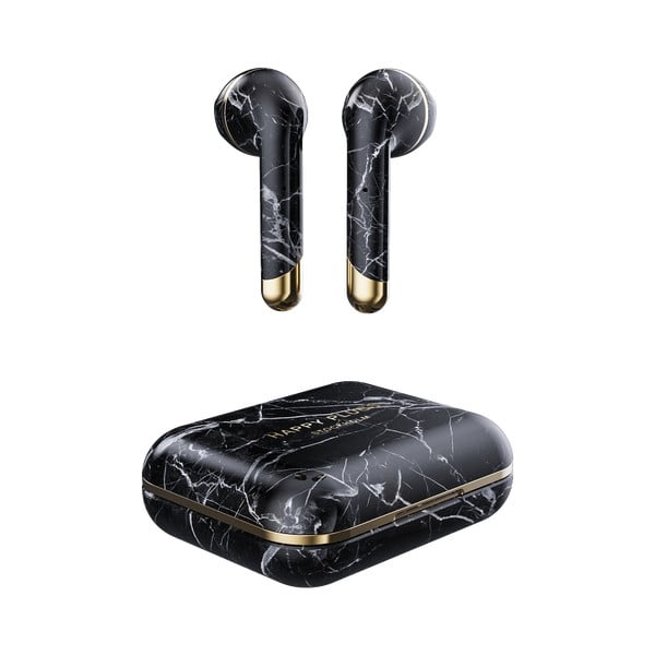 Marble fekete vezeték nélküli fülhallgató - Happy Plugs Air 1